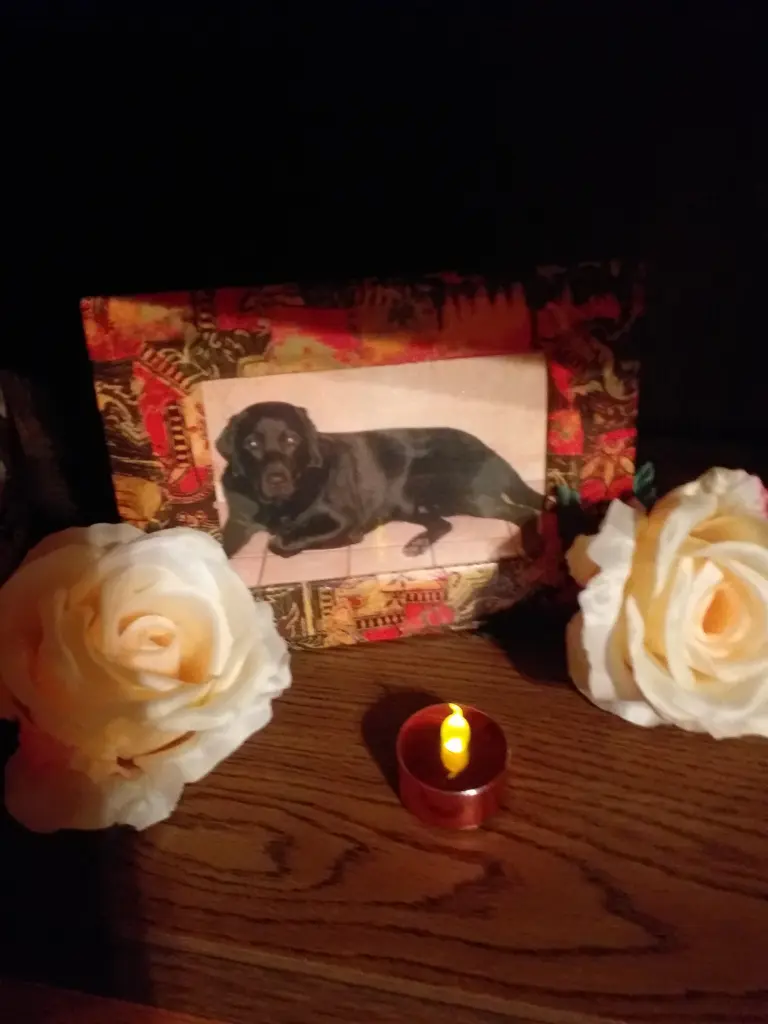 Andachtsbild von Susanne mit Carlos im Herzen und Aaron und Tina an meiner Seite