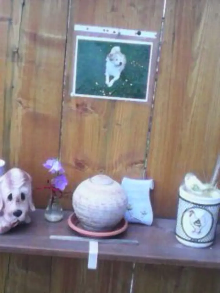 Andachtsbild von Reinhold mit Frau und Tommy der im Regenbogenland ist.