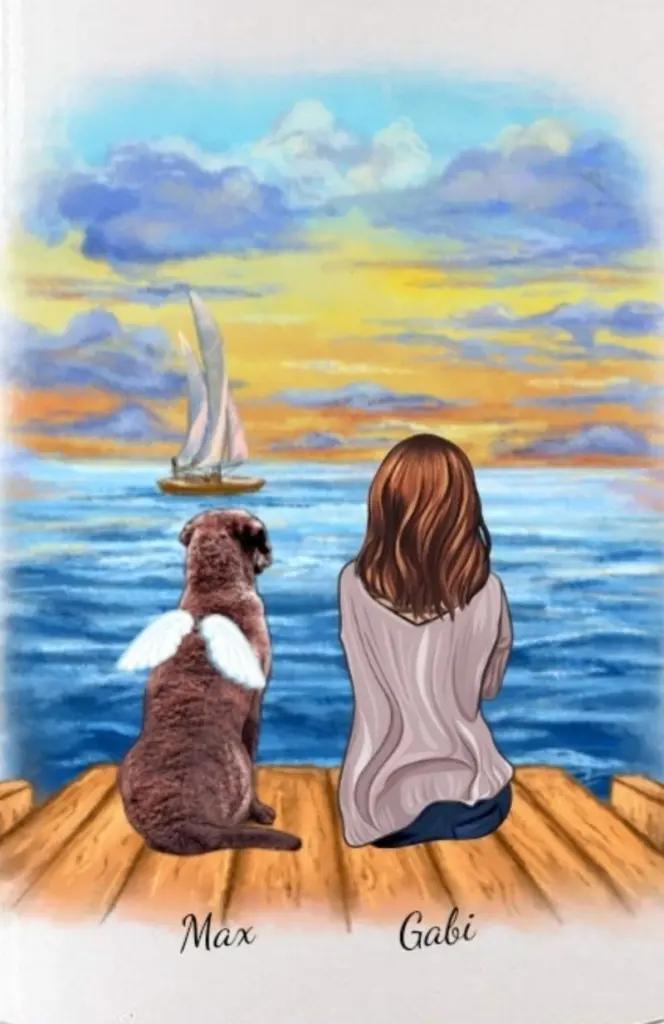 Andachtsbild von Gabi mit Max (gest. 20.11.2020)