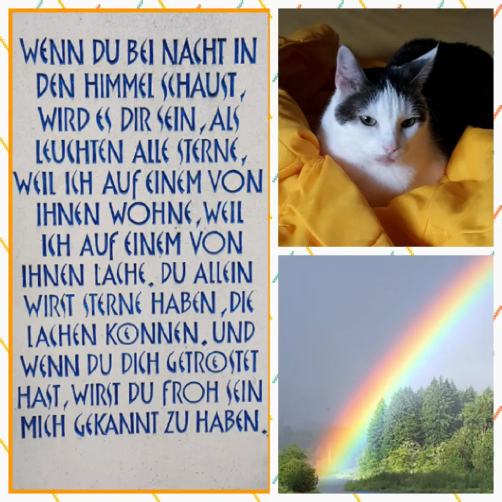 Andachtsbild von Anja mit Joy im Herzen 