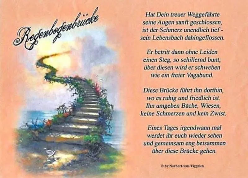 Andachtsbild von Tanja mit Timmy im Herzen