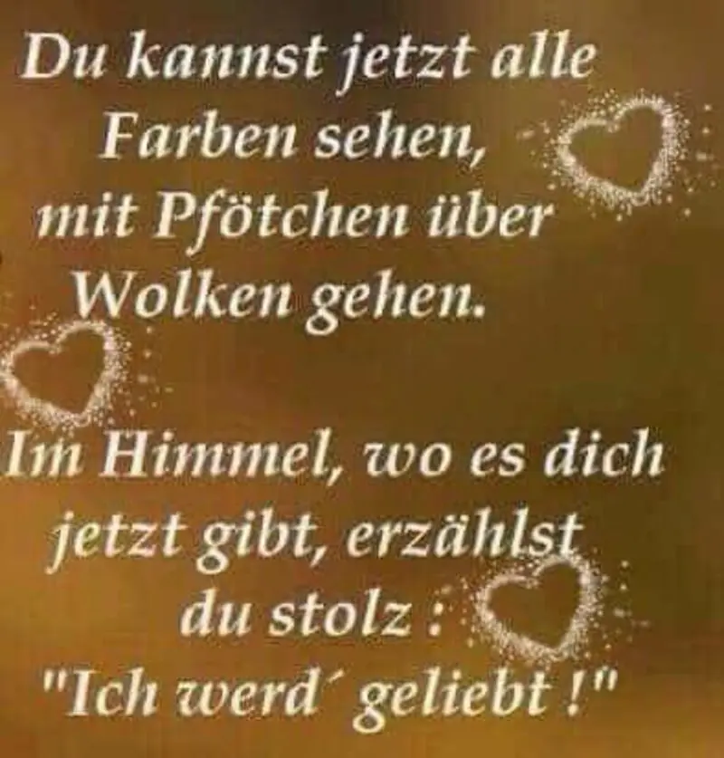 Andachtsbild von Tanja mit Timmy im Herzen