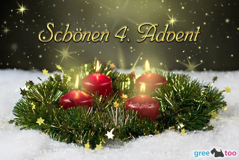 Andachtsbild von Grüße zum 4. Advent ❤️
