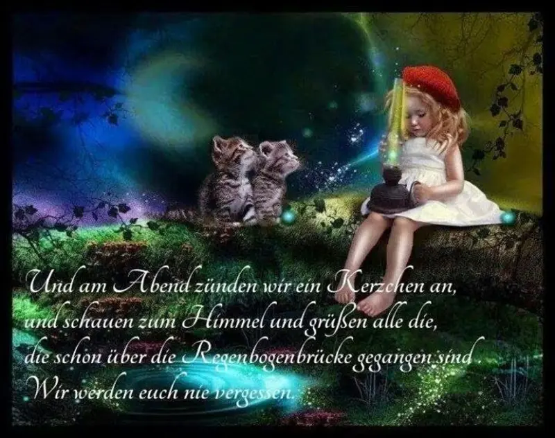 Andachtsbild von Hans u. Sibylle mit Momo † 13.11.2017