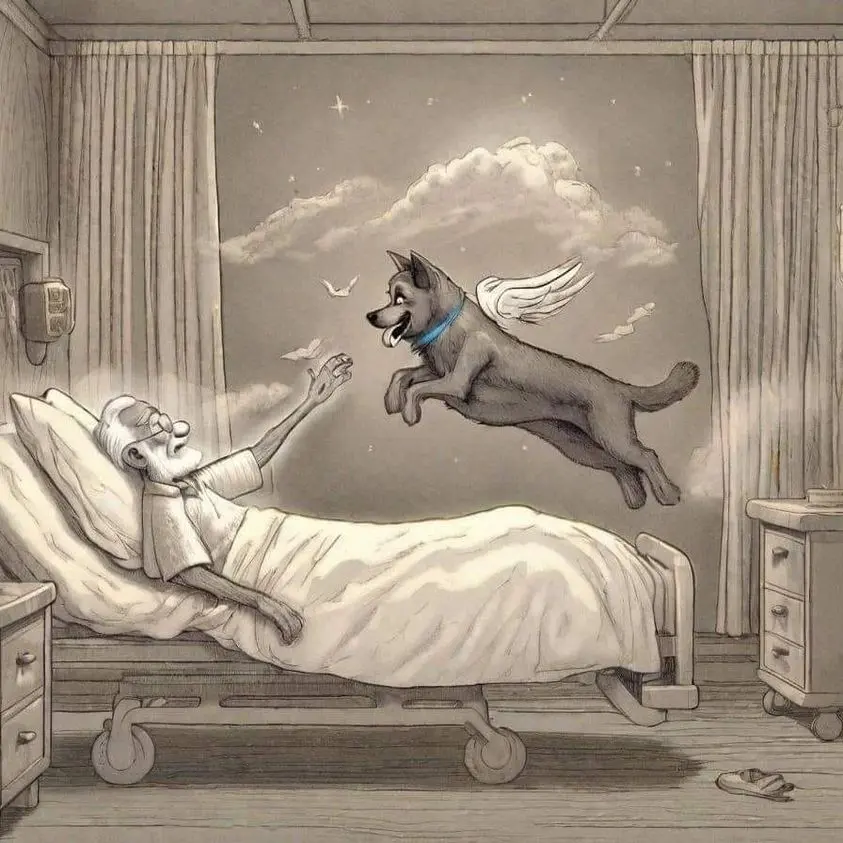 Andachtsbild von Mam mit Maylis