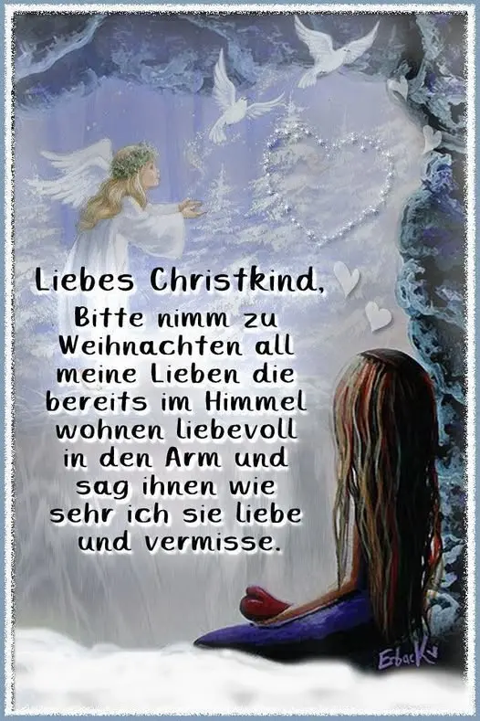 Andachtsbild von Mam mit Maylis