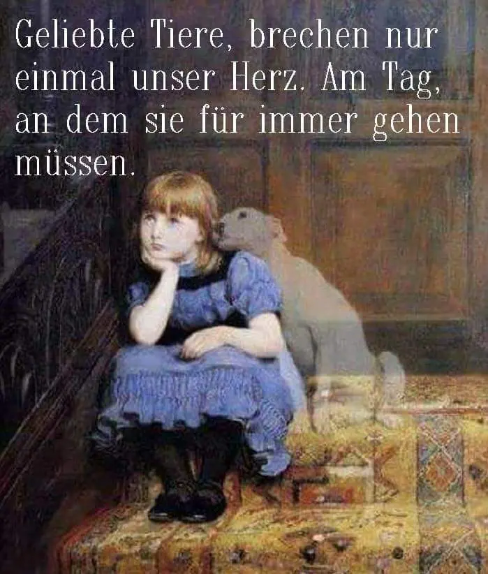 Andachtsbild von Sabine mit Luna & Milo tief im Herzen