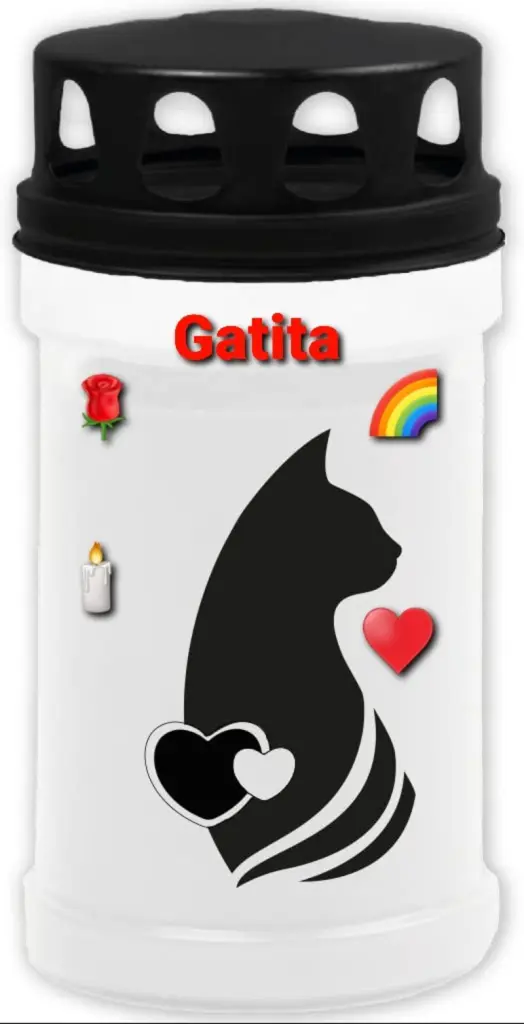 Andachtsbild von Timmys Mutti Tanja an Gatita 