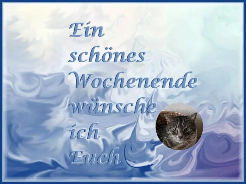 Andachtsbild von Patricia mit Bunny