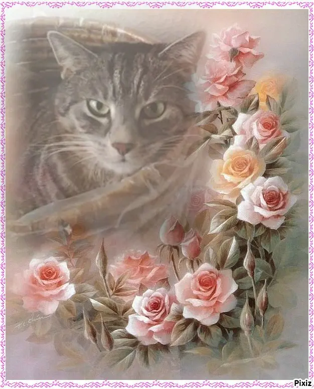 Andachtsbild von Patricia mit Bunny 