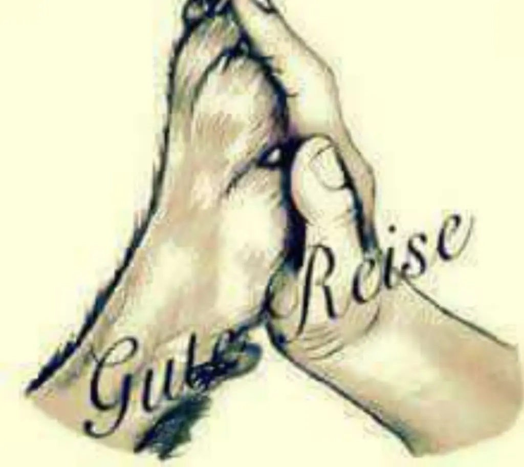 Andachtsbild von Andrea mit Mausi im Herzen