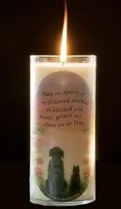 Andachtsbild von Andrea mit Minki im ❤ gest.19.10.20