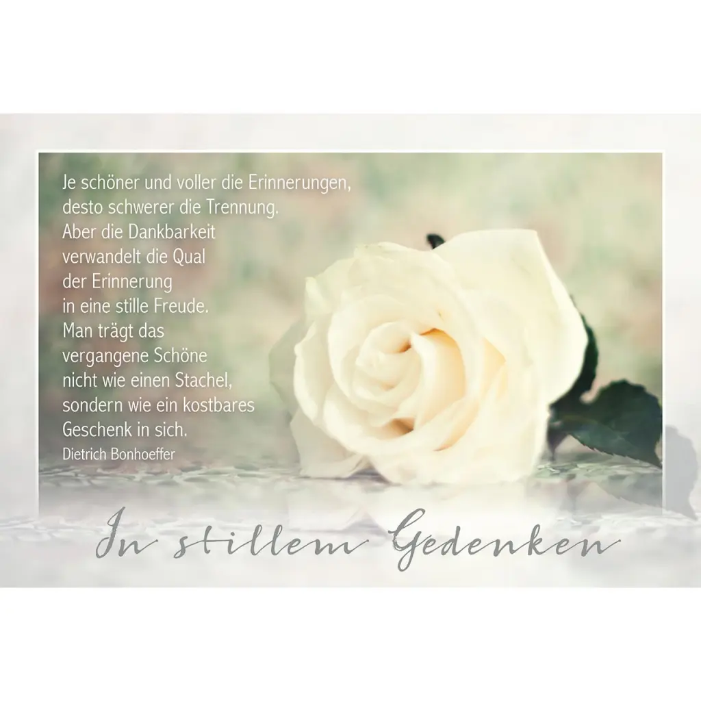 Condolence image of In Stillen Gedanken❤️⭐️❤️