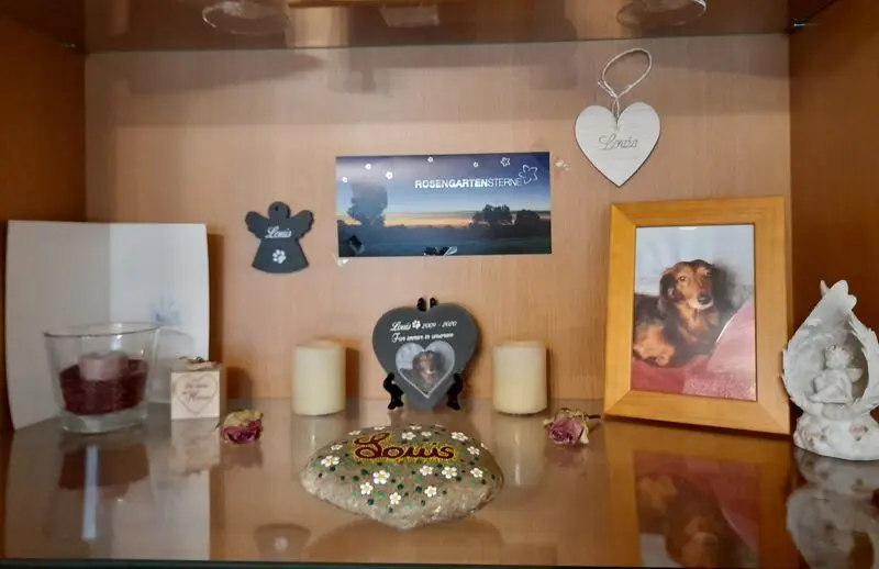 Andachtsbild von Iris, Arno & Sven mit Candy an unserer Seite❤️