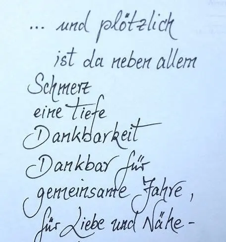 Condolence image of Danke ❤️