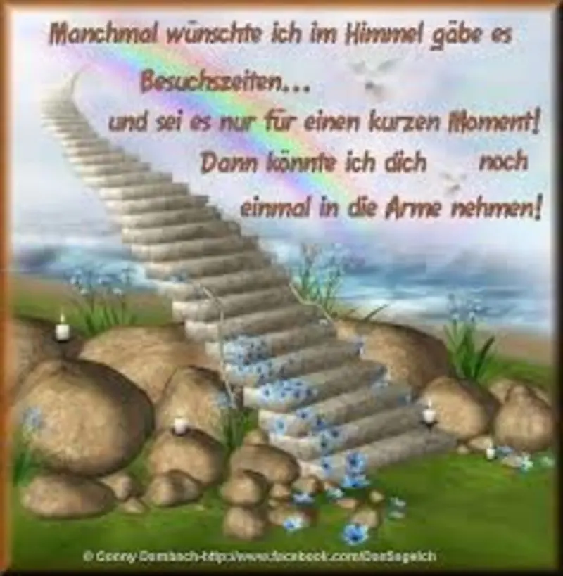 Andachtsbild von Gabi mit Max (gest. 20.11.2020)