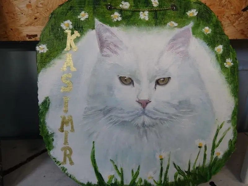 Andachtsbild von Brunhilde und tief im Herzen Kasimir