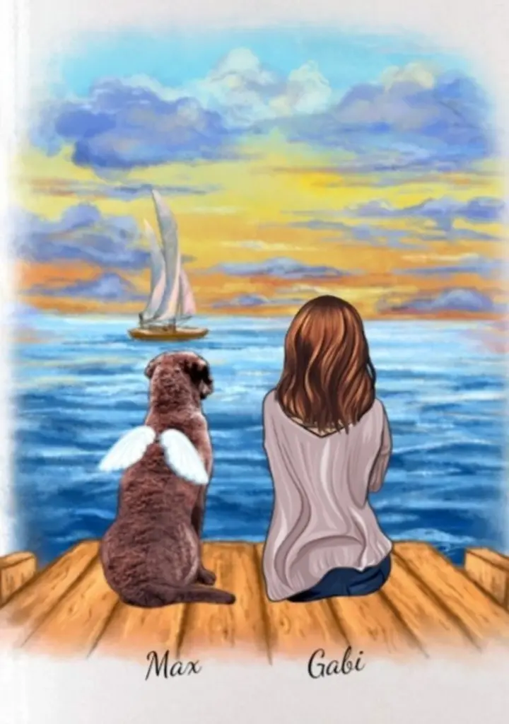 Andachtsbild von Gabi mit Max (gest. 20.11.2020)