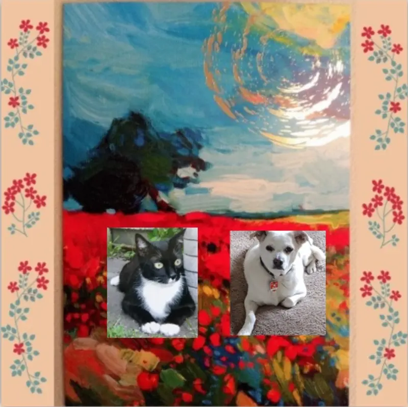 Condolence image of Silke mit Seelenhund Cassy und Katzendame Joyce tief im Herzen ❤
