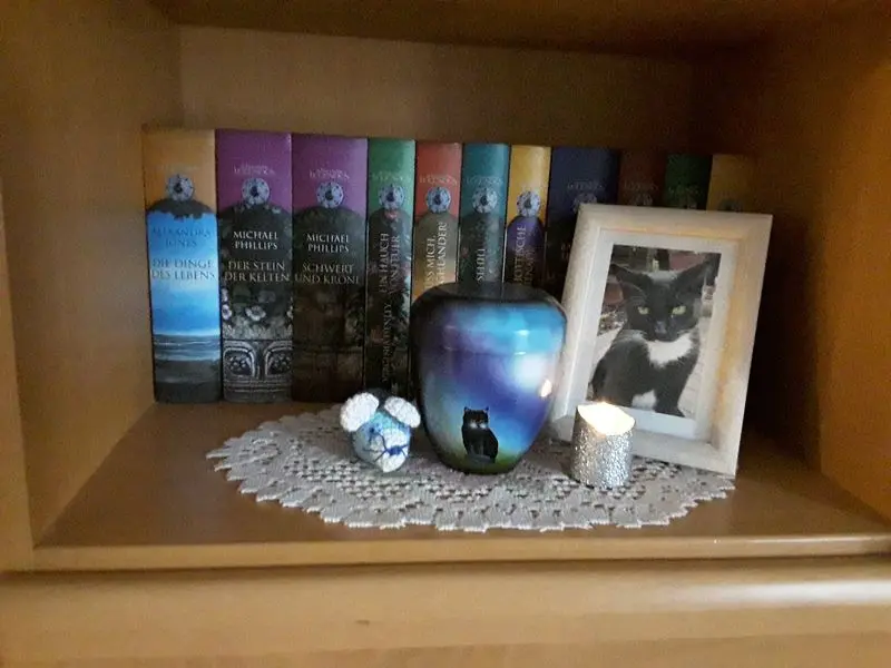 Andachtsbild von Claudia mit Mäußchen im Herzen