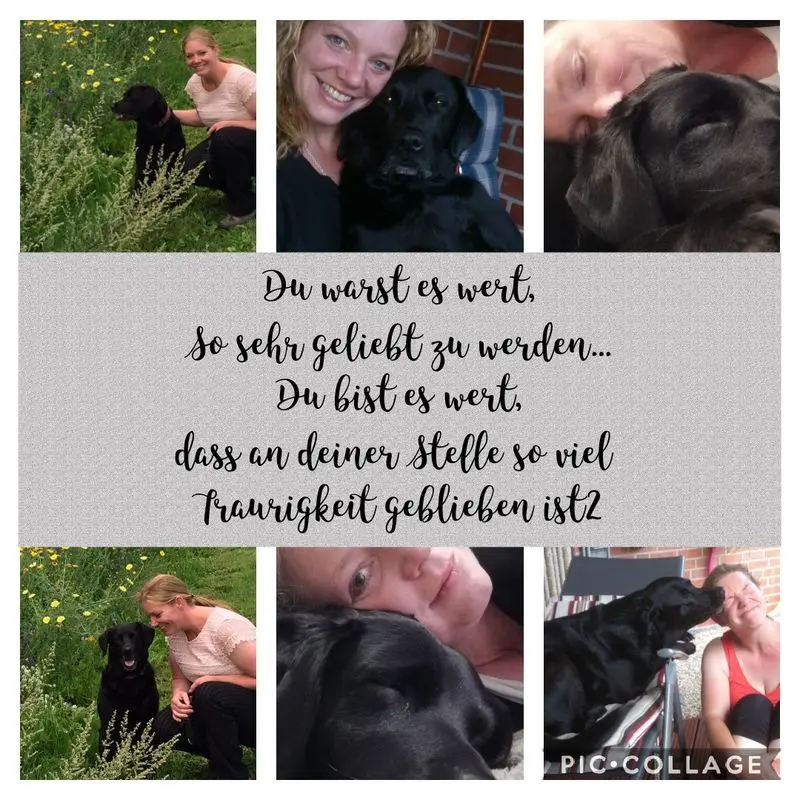 Andachtsbild von Kerstin mit Emma im Herzen ❤