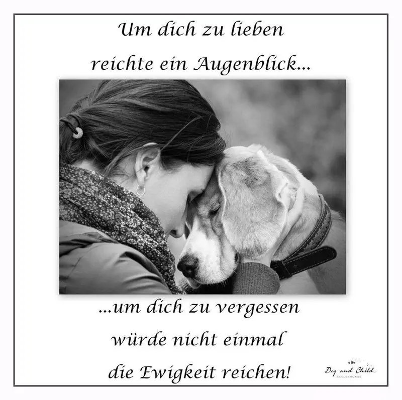 Andachtsbild von Andrea mit Max im Herzen