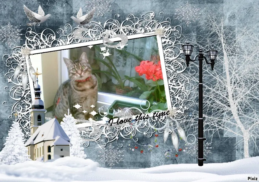 Andachtsbild von Tanja mit Timmy im Herzen 