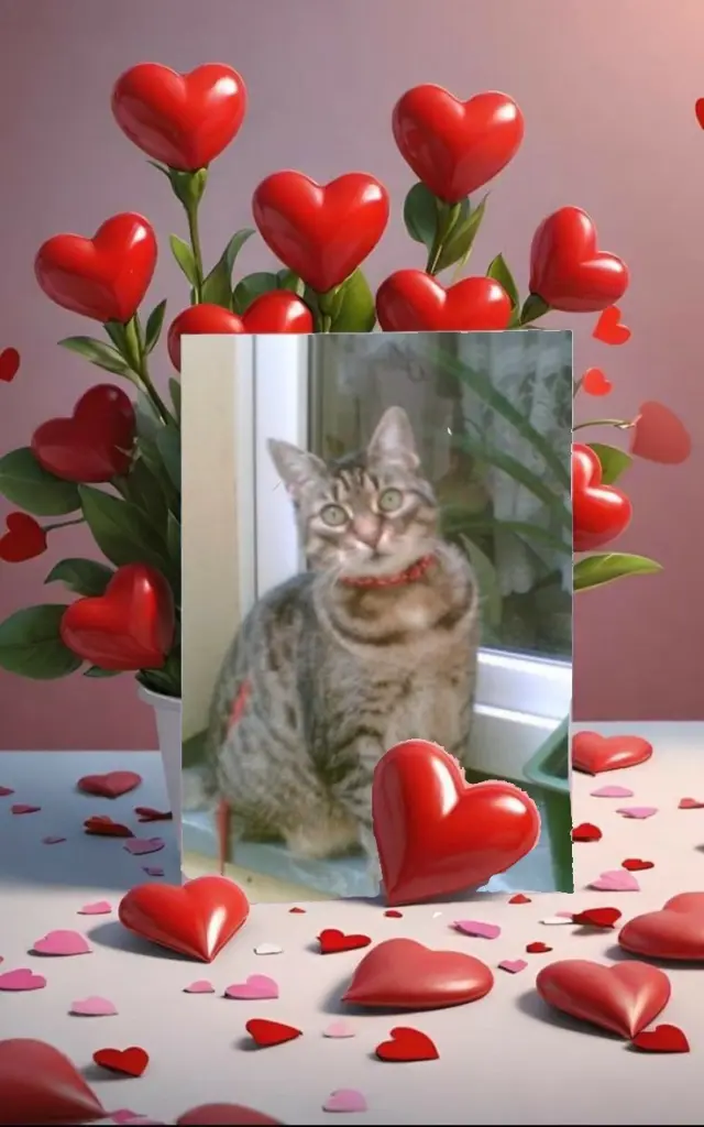 Andachtsbild von Andrea mit Minki im ♥️