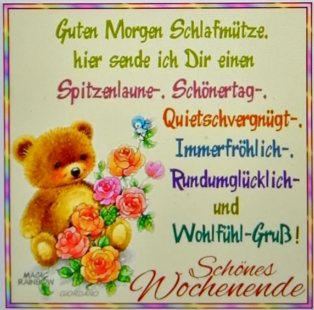 Condolence image of ❣️Wochenendgrüße ❣️