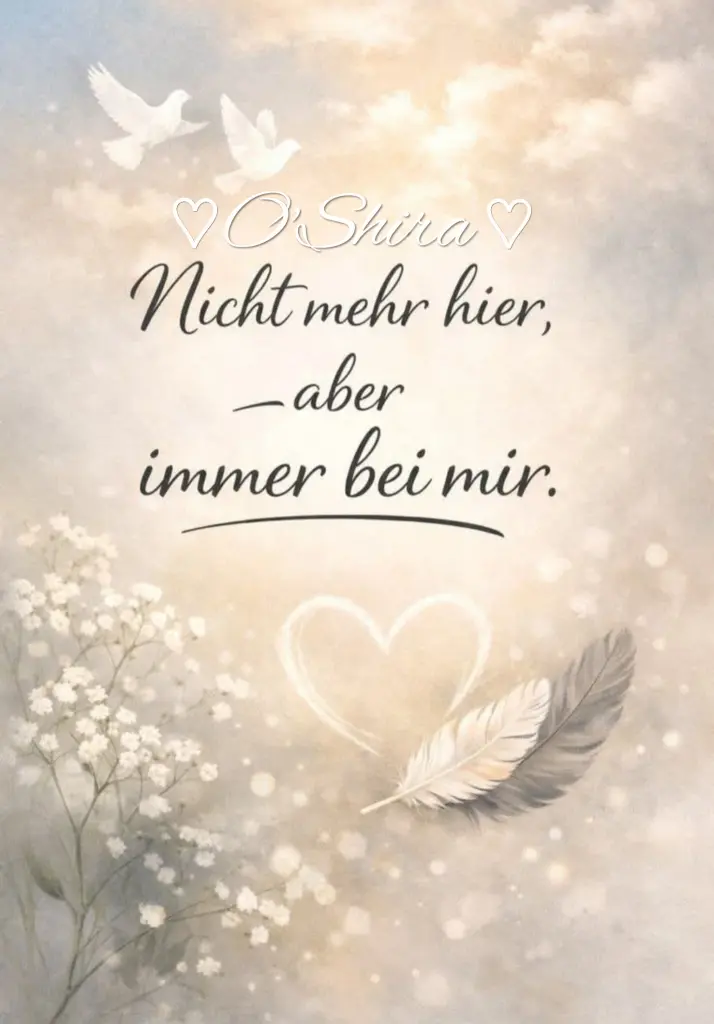 Condolence image of O'Shira♥️ geliebt♥️ und unvergessen♥️