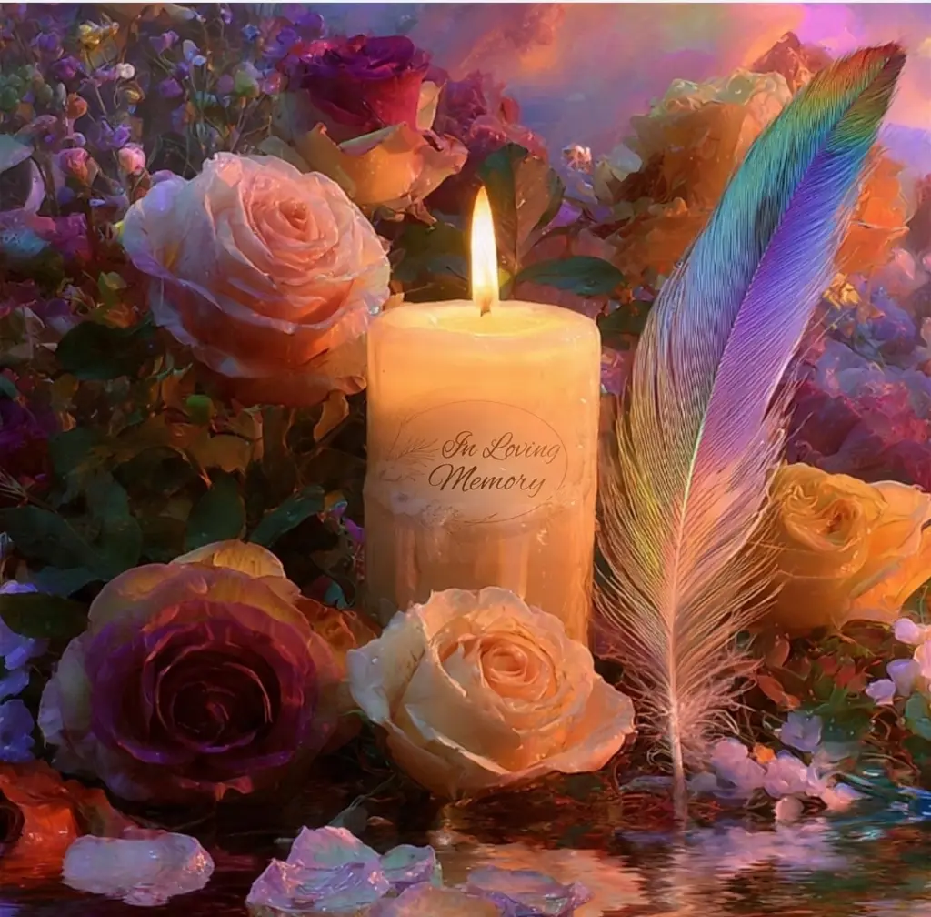 Condolence image of Deine 🤍 Spuren bleiben für immer in unserer 🤍 Mitte