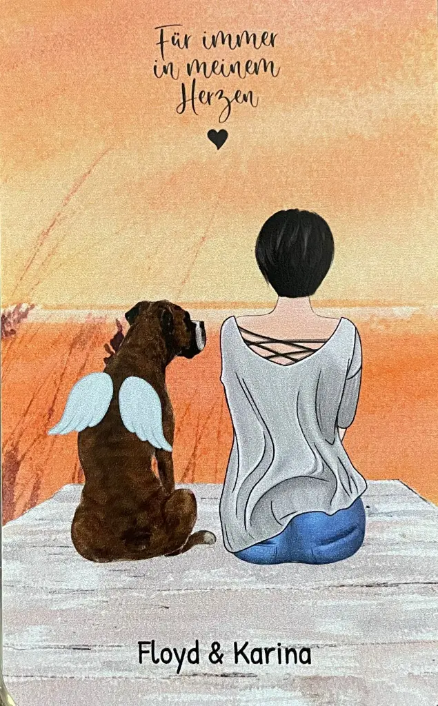 Andachtsbild von Karina mit Floyd im ❤ 