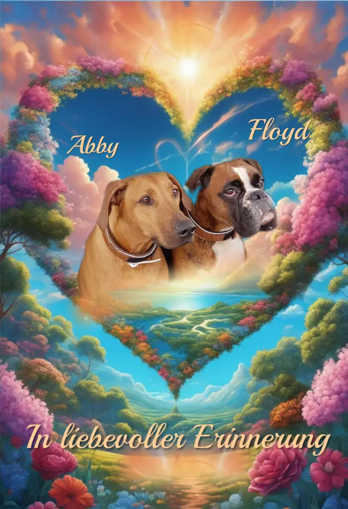 Andachtsbild von Gaby mit Snowy ❤️