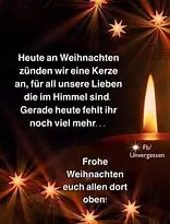 Condolence image of Weihnachtsgrüße von Brigitte