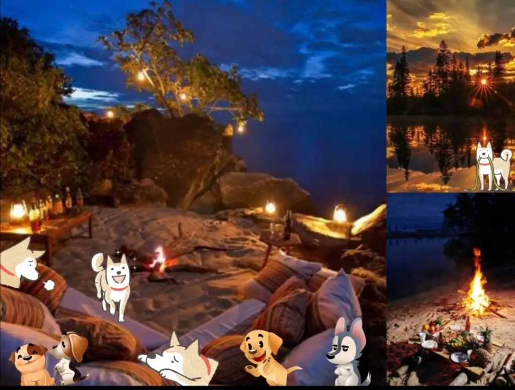 Andachtsbild von Unser Abend am Lagerfeuer