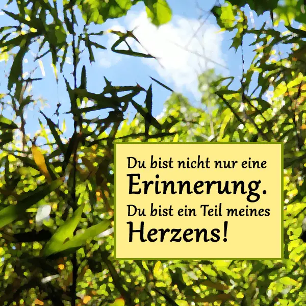 Andachtsbild von ❤️ Erinnerungen ❤️