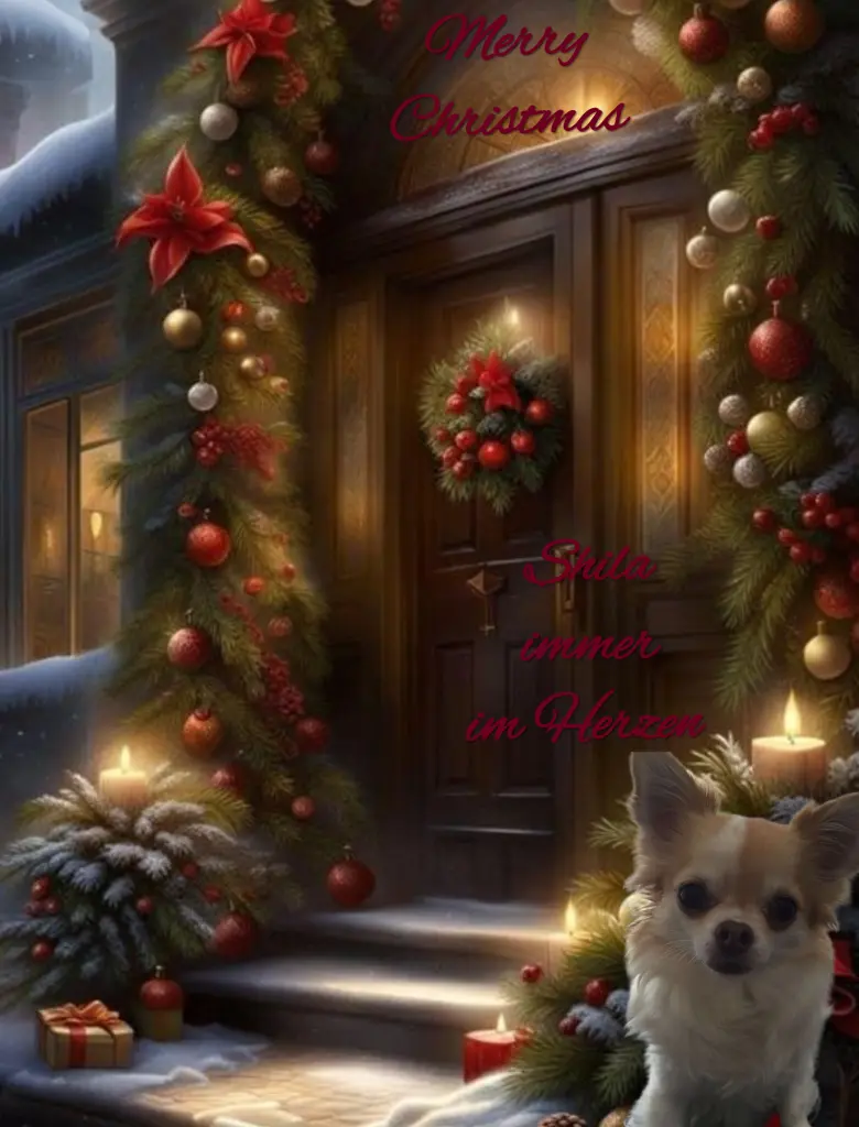 Andachtsbild von Frohe Weihnachten ♥️