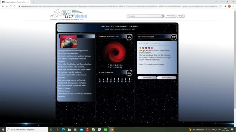 Andachtsbild von Gina