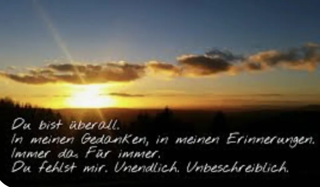 Andachtsbild von Mama an Emma