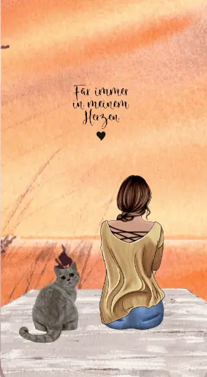 Andachtsbild von Corinna mit Emma, Pummelchen und anderen Sternlein im Herzen