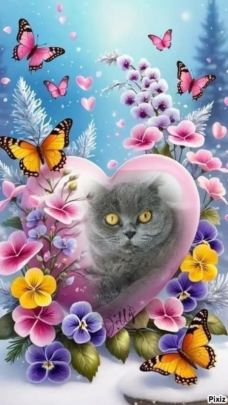 Andachtsbild von Tanja mit Timmy im Herzen 