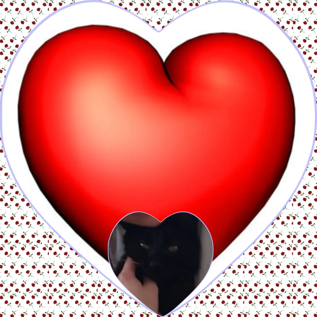 Andachtsbild von Corinna mit Emma, Jengi, Pummelchen und anderen Sternleine im Herzen