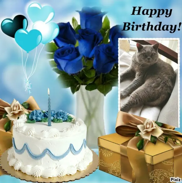 Andachtsbild von Timmys Mutti Tanja an das Geburtstagskind Freddy ❤