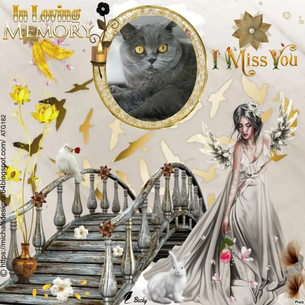 Andachtsbild von Tanja mit Timmy im Herzen 