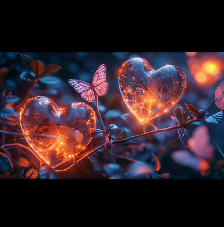 Andachtsbild von Corinna mit Emma, Vinni-Ved, Jengi, Blacky, Pummelchen und anderen Sternleine im Herzen