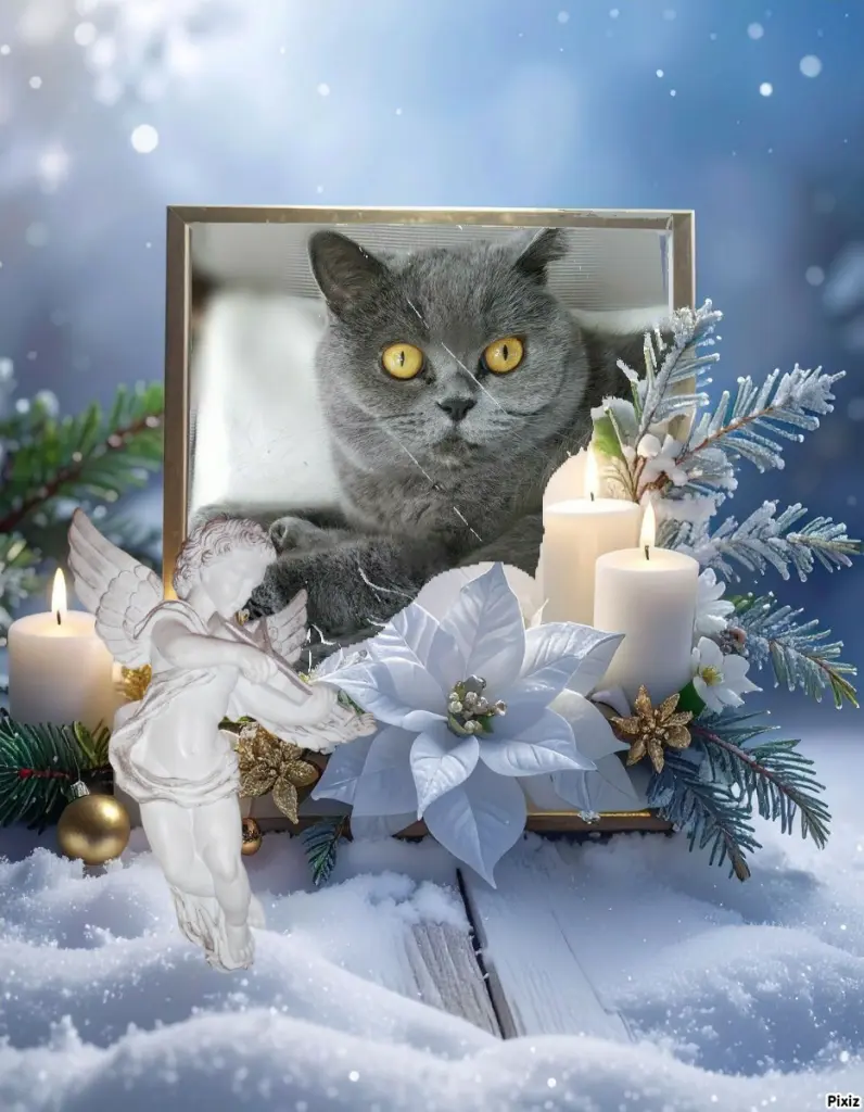 Andachtsbild von Tanja mit Timmy im 💘🐈🐾