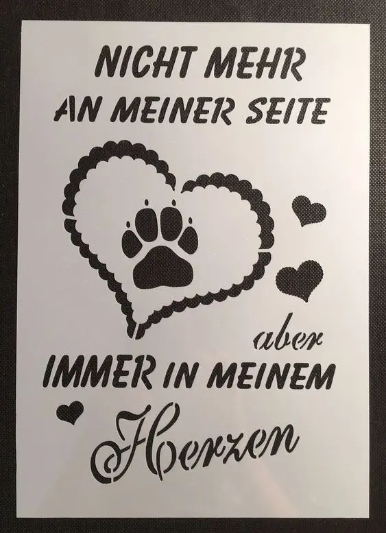 Andachtsbild von Monika mit Kalle im Herzen