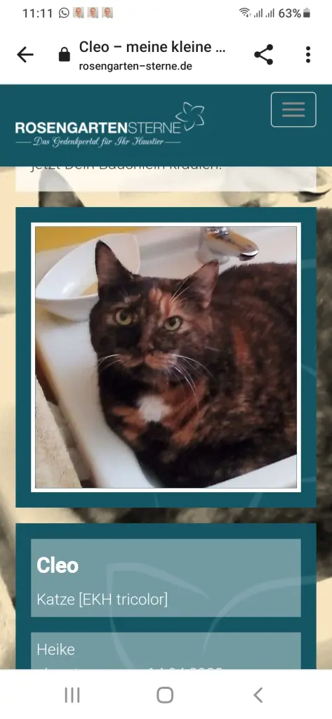 Condolence image of Heike mit Cleo im ❤