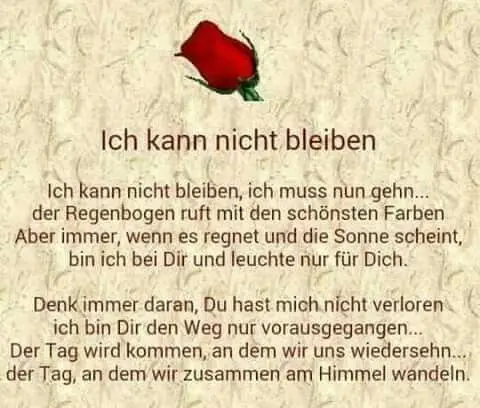Condolence image of Für Dich Nelly♥️