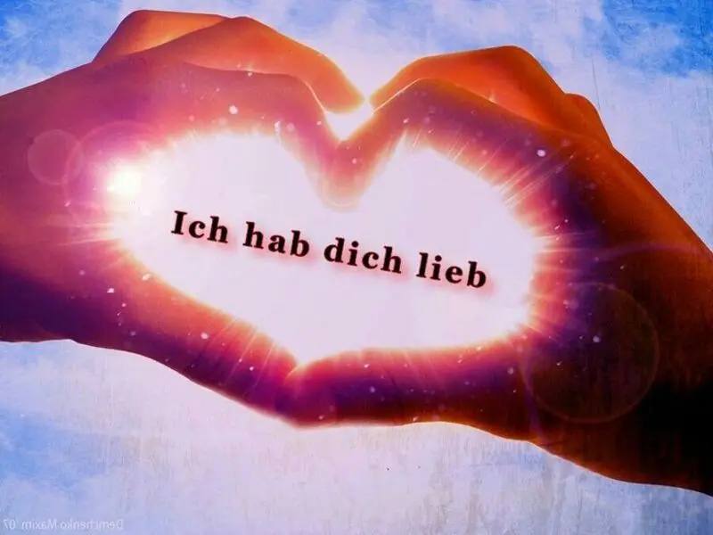 Andachtsbild von Frauchen in Liebe